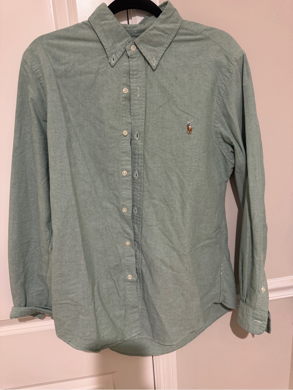 Polo by Ralph Lauren Men’s Button Down Oxford Shirt Slim Fit- Sage Green